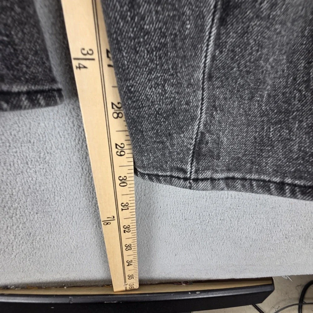 VTG Levis Engineered Jeans Mens Gray Charcoal Wash Twisted Red Patch Fits 29x30